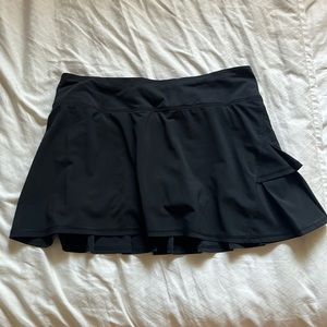 Black LuLuLemon Tennis Skirt